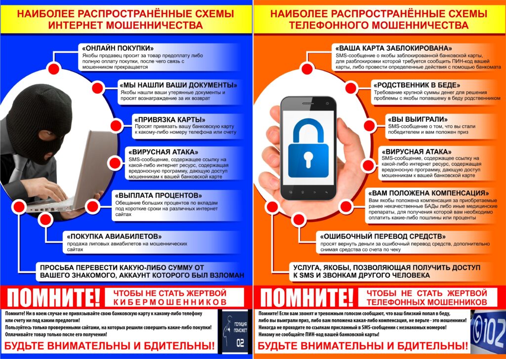 Будьте бдительны! Остерегайтесь интернет-мошенников!.