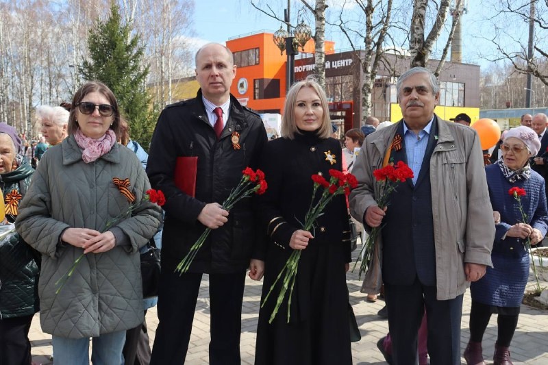 Гордость на душе и слезы на глазах: в Выльгорте отметили великий праздник – День Победы.