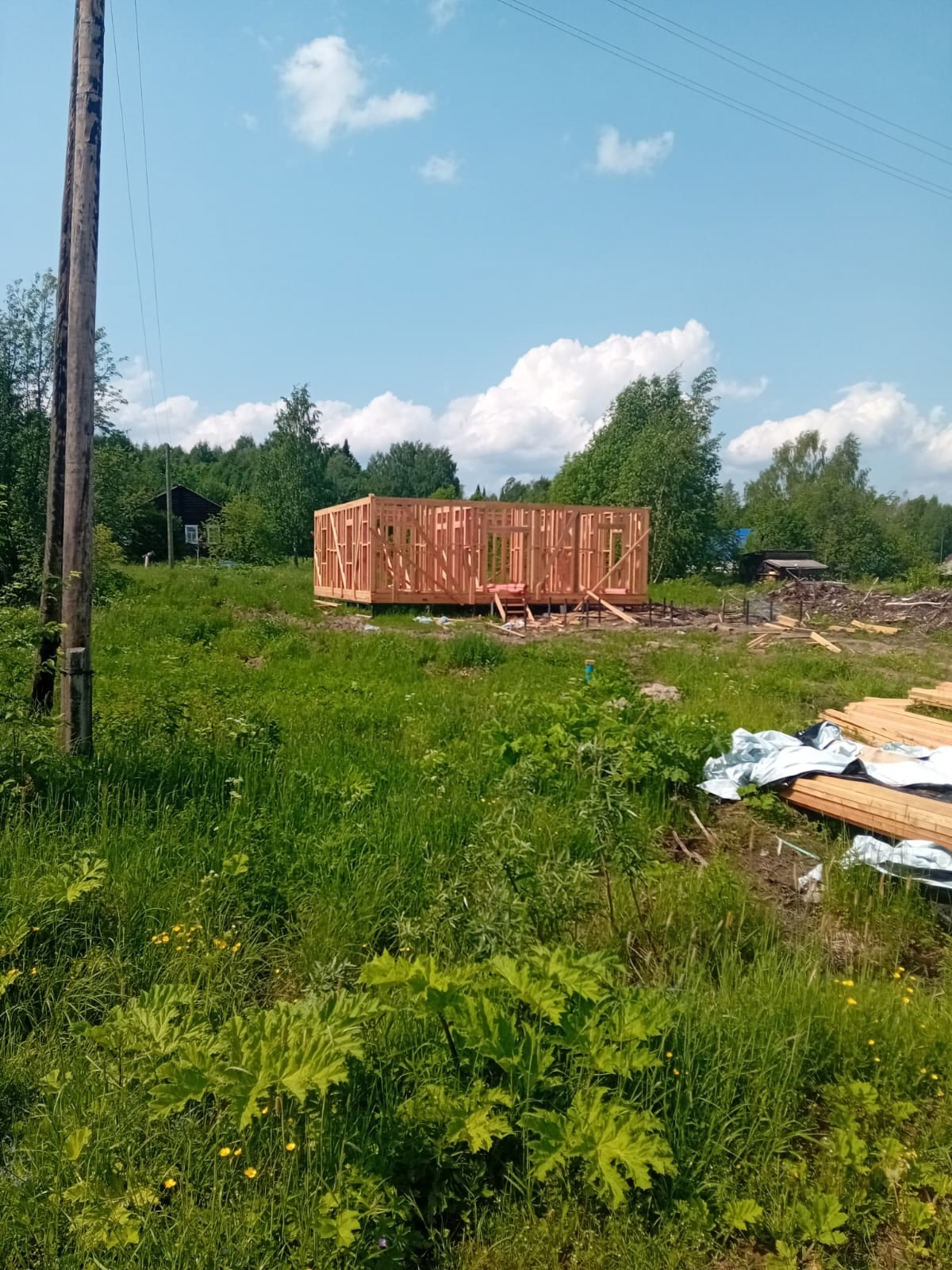 В Захарово и Часово идёт строительство фельдшерско-акушерских пунктов.